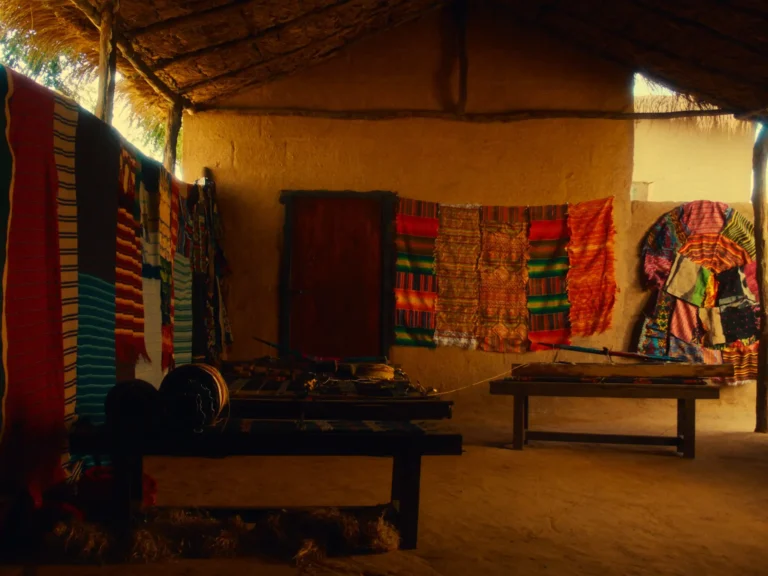 Kente weaving workshop Bonwire